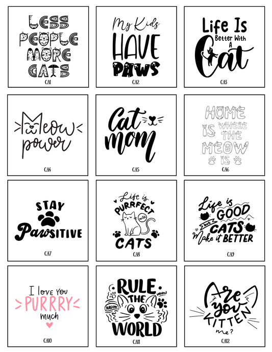 The Feline & Fancy Cat Collection - PICK YOUR PRODUCT