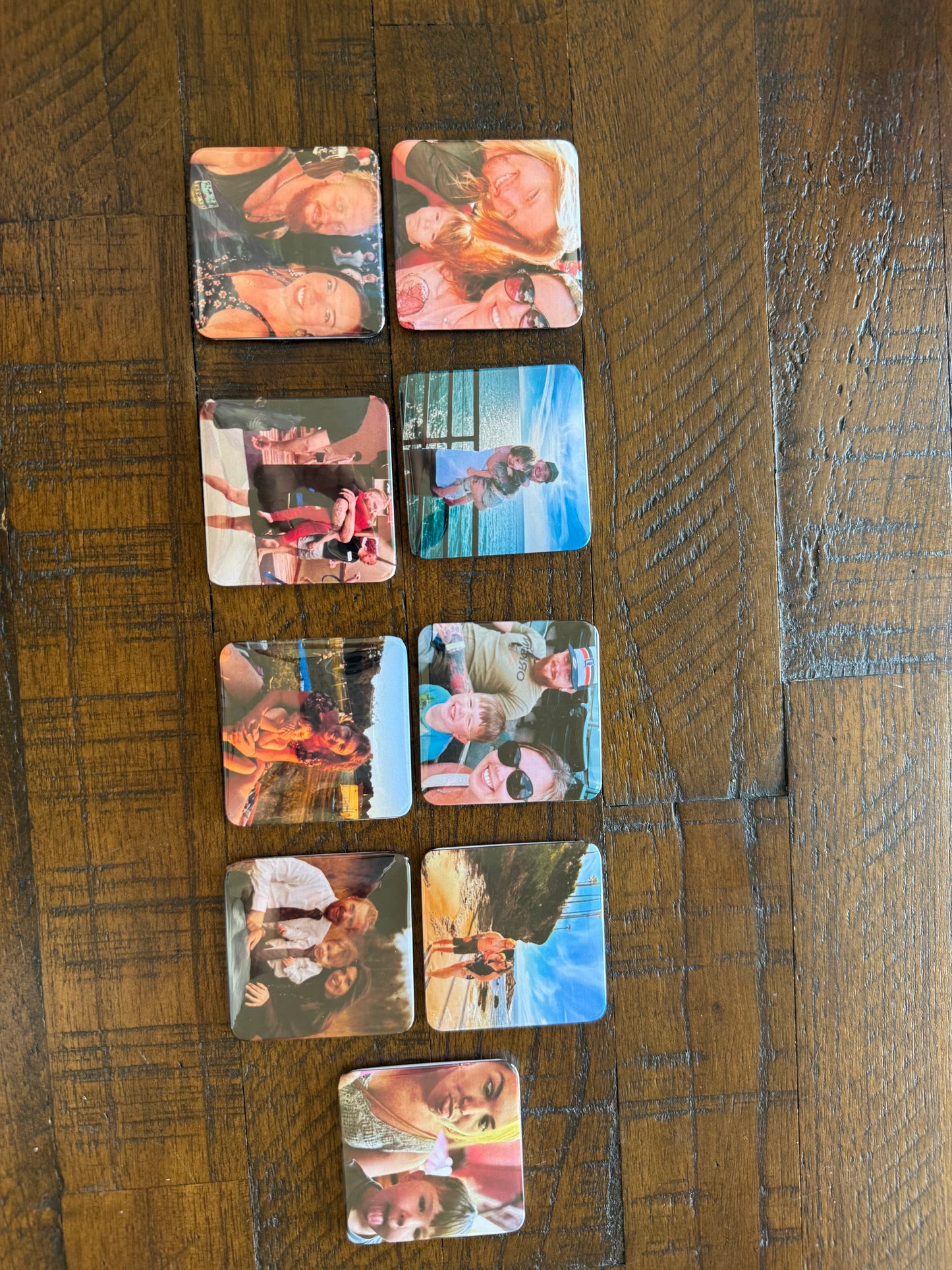 2" x 2" Square Button Magnet