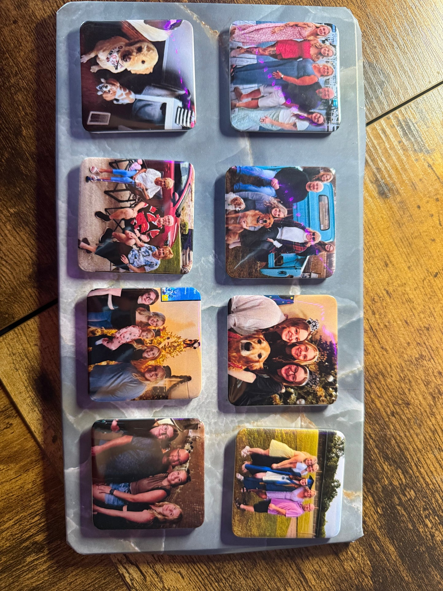 2" x 2" Square Button Magnet