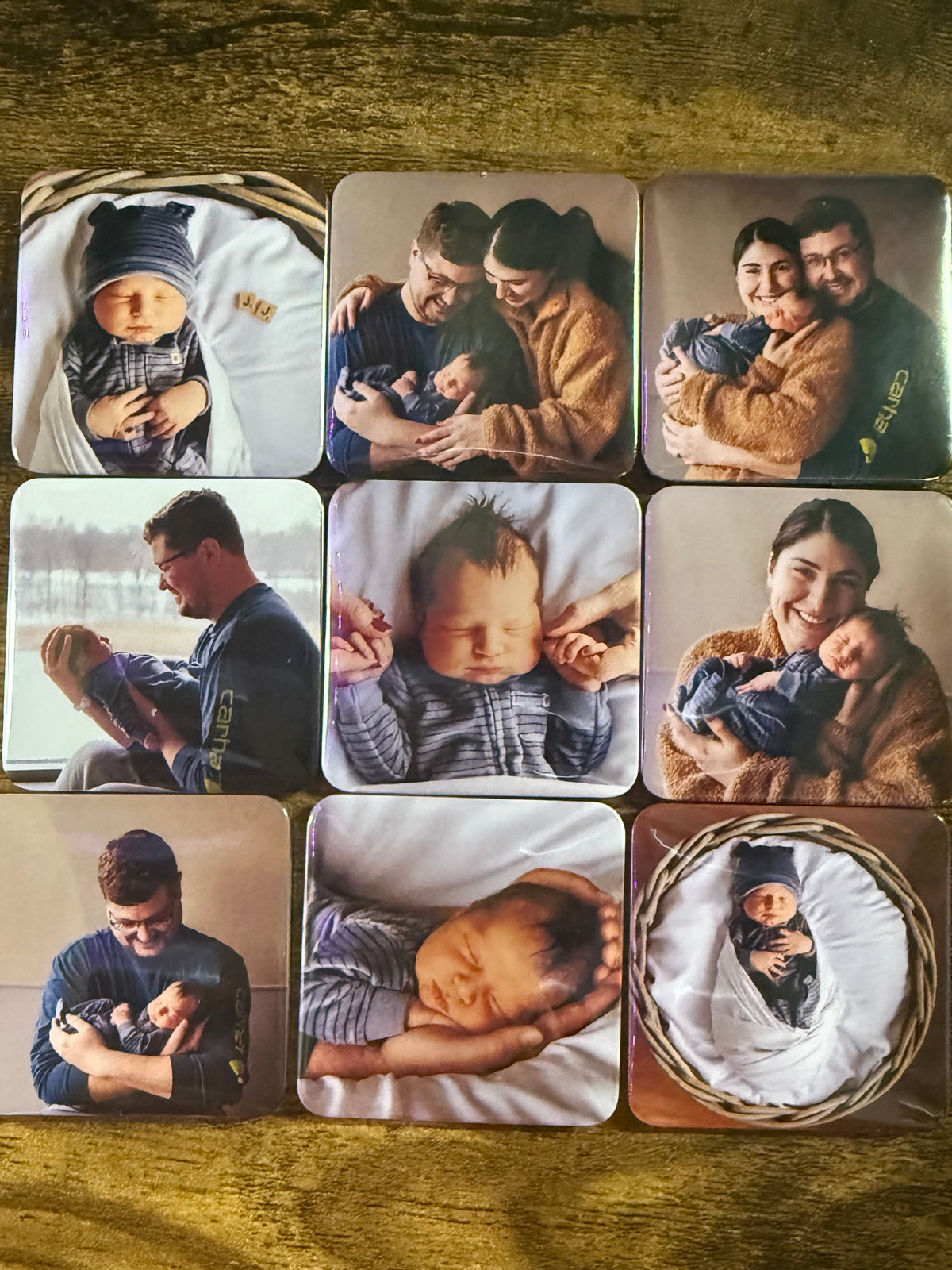 2" x 2" Square Button Magnet