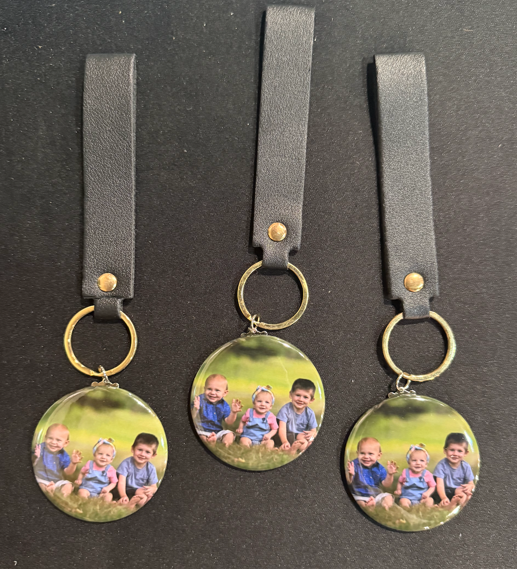 2" Round Custom Key Chain