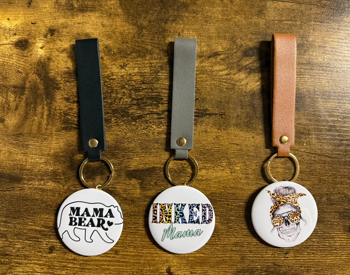 2" Round Custom Key Chain